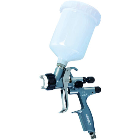 Aerografo Professionale HVLP ASTURO H-827 - 600cc 1.4mm Per Verniciatura Auto E Legno - Foto 5