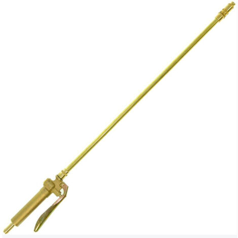 LANCIA A LEVA OTTONE 64cm POMPA A ZAINO SPALLA IRRORAZIONE TRATTAMENTI ABREK