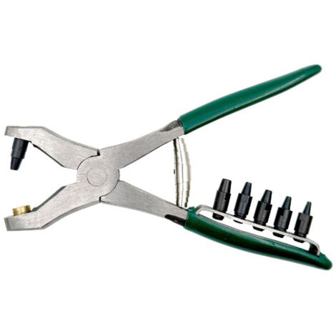 PINZA FUSTELLA FUSTELLATRICE OCCHIELLI FORI CINTURA FORATRICE CUOIO Ø2-5mm ALFA