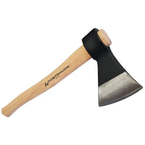 ACCETTA ASCIA SPACCALEGNA MANICO LEGNO SAGOMATO 37cm 600g AUSTRALIAN (1/2)