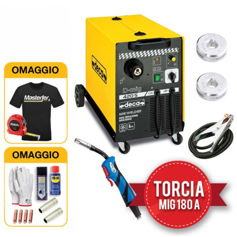 SALDATRICE A FILO CONTINUO MIG 200Ah TORCIA D-MIG 420S DECA