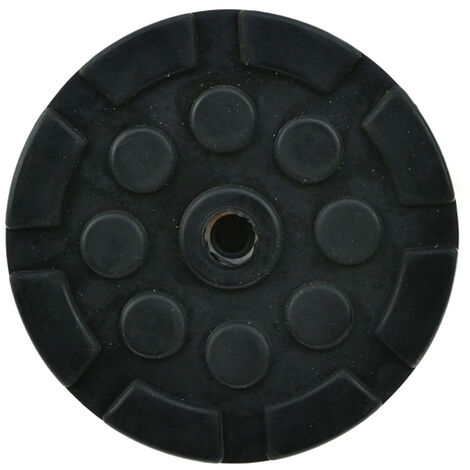 4 Cuscinetti In Gomma Per Cric Sollevatore, Con Scanalatura, Universali. Portata 3 Tonnellate. Proteggono Il Telaio E Riducono Lo Slittamento. Dimensioni 50x50x38 Mm.