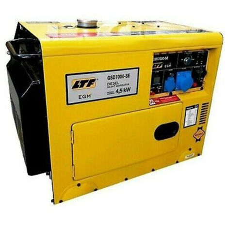 GRUPPO ELETTROGENO GENERATORE DI CORRENTE 4.5Kw MONOFASE SILENZIATO LTF