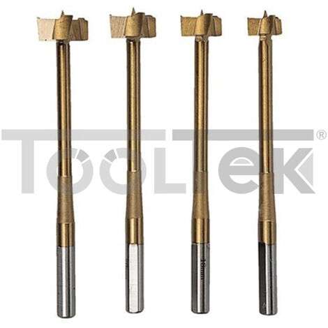 SET PUNTE MECCHIE FRESE 4pz FORARE FRESARE LEGNO/PLASTICA (1/2)