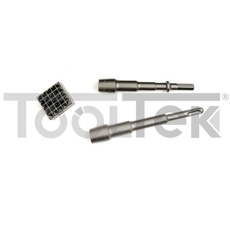BOCCIARDA 40x40 25 DENTI + 2 ADATTATORI SDS-PLUS+ESAGONALE FORGIATA (1/5)