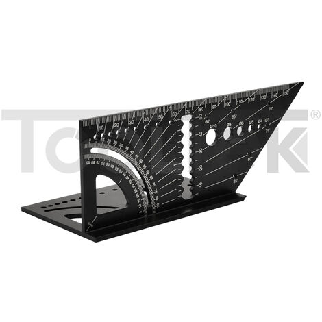 RIGHELLO RIGA QUADRATO LAVORAZIONE LEGNO FALEGNAMI ALLUMINIO G29072 (1/4)