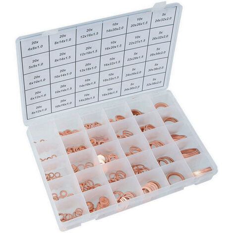 Micvtve 100 Set Rivetti In Rame E Rondelle Per Sbavature Rivetto In Pelle Per Rivetti In Rame Per Collari Forniture Artigianali In Pelle DIY - Foto 8