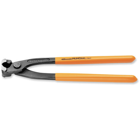 TENAGLIA PINZA TRONCHESE CEMENTISTI FERRAIOLI L.220mm PLASTIFICATA ACCIAIO Cr-V