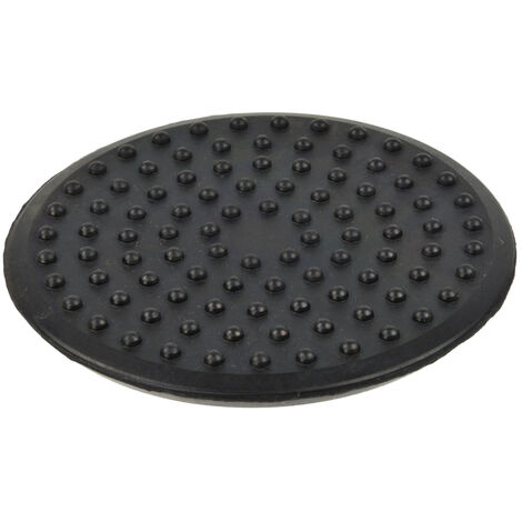 Qmiracle Confezione Da 2 Cuscinetti In Gomma Per Cric Da Pavimento – Universali, Protezione Laterale, 12,5x12,5x2,6 Cm, Portata 2 Tonnellate