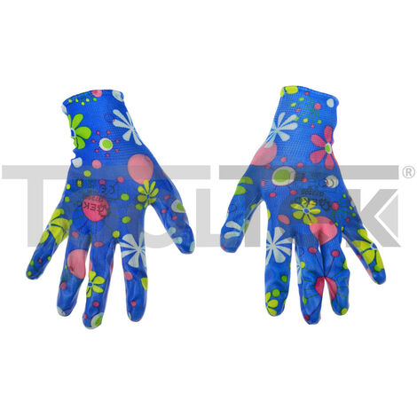 GUANTI DA GIARDINO DA DONNA TAGLIA 7(S) STRATO IN NITRILE GEKO G73506