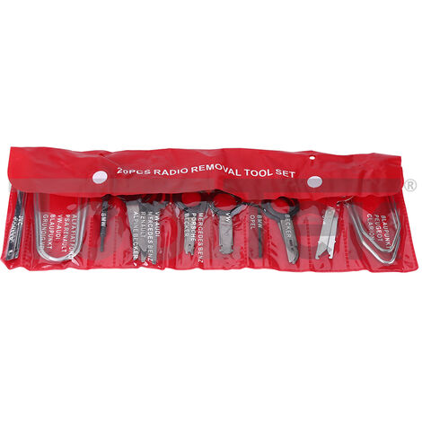 KIT 20pz PER RIMOZIONE ISTALLAZIONE MONTAGGIO STEREO AUTORADIO (1/5)