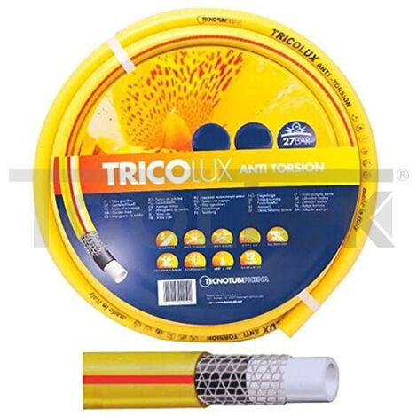 TUBO GIARDINO 25mt IRRIGAZIONE GIARDINAGGIO 3/4" ANTITORSIONE T-LUX