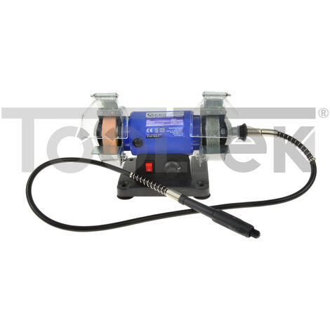 GEKO G81240 MOLA DA BANCO SMERIGLIATRICE LUCIDATRICE 150W 230V COMBINATA