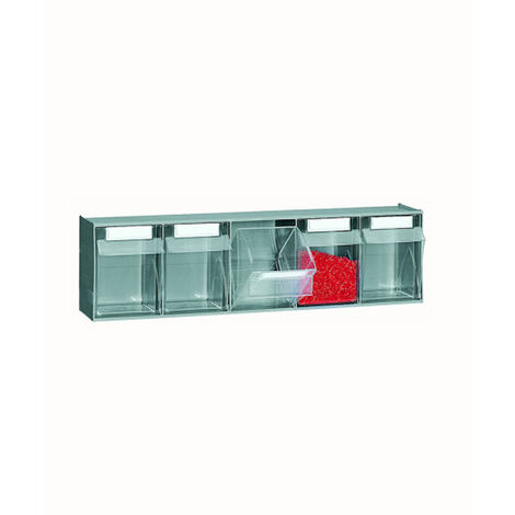CASSETTIERA PORTA MINUTERIE PRACTIBOX CON 5 CASSETTI BASCULANTI I-MILANI
