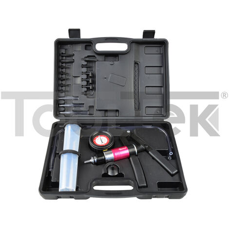 Kit Spurgo Freni Masko Per Auto - Pompa Manuale, Bottiglia Da 1L, Adattatore E20, Per Freni A Disco E Tamburo - Foto 11