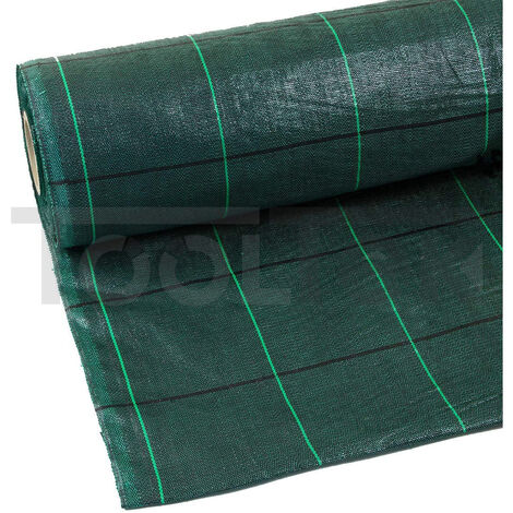 TELO RETE PACCIAMATURA ANTI RADICE ERBACCE ANTI STRAPPO 1,5X100mt VERDE