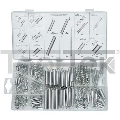 AERZETIX Set 200 Molle Di Compressione E Estensione – Scatola Assortimento C47247