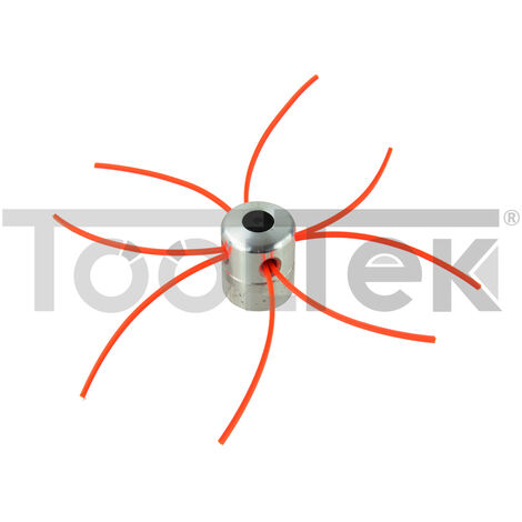 TESTINA ALLUMINIO RICAMBIO DECESPUGLIATORE TAGLIAERBA UNIVERSALE GEKO G81069Z (1/4)