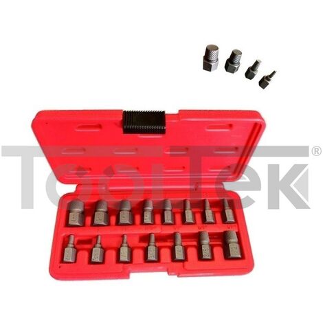 Estrattore Vite Rotonda Trapano Set Di 9 Estrattori Per Viti Jumbo Spiral - Drill Hog Con Garanzia A Vita Estrattore Viti Spanate - Foto 13