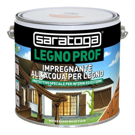 IMPREGNANTE ALL'ACQUA PER LEGNO COLORE LEGNO PROF ADVANCE SARATOGA 750ml, "CASTAGNO"