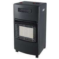 STUFA A GAS GPL INFRAROSSI VENTILATA 4,2kW 3 PIASTRE MOBILE 4RUOTE SG30V  SYNTESY