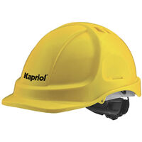 CASCO PROFESSIONALE DA CANTIERE ELMETTO IN ABS ANTIURTO EN397 GIALLO KAPRIOL