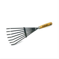 SCOPETTA IN ACCIAIO CON MANICO IN LEGNO 40cm MINIATTREZZO RASTRELLO AUSTRALIAN