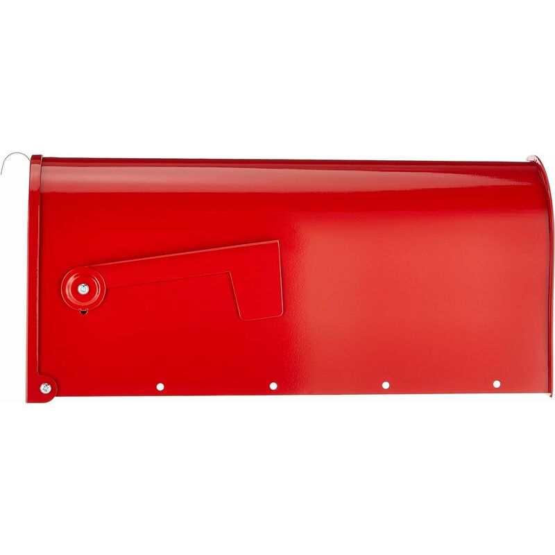 Boite aux Lettres Normalisée Boîte aux Lettres Murale, Boîtes aux Lettres  en Métal avec Fenêtres de Visualisation, pour Porche Extérieur (Color : Red)