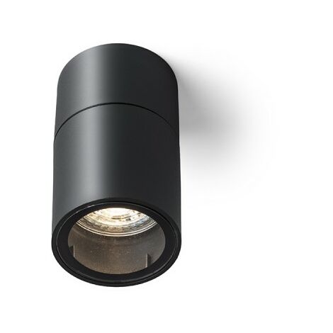 SORANO plafonnier plastique noir 230V LED GU10 8W IP44 (1/4)