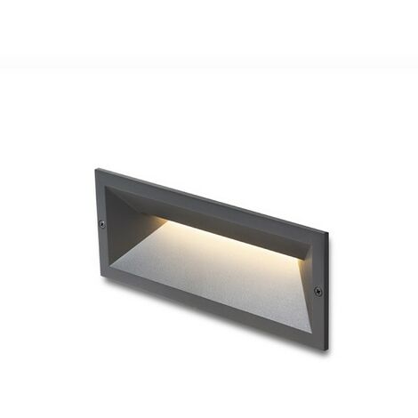 Applique extérieure encastrable noire RAGG 230V LED 12W IP65 3000K (1/4)