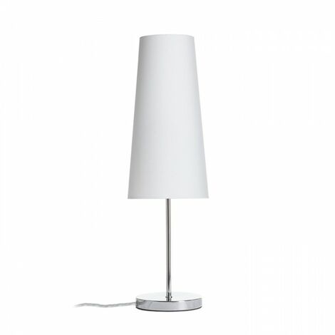 Abat-jour CONNY 15/30 abat-jour / lampes de table polycoton blanc/PVC blanc max. 23W