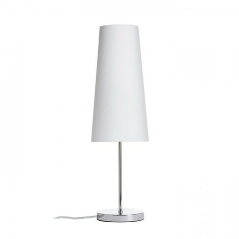 Abat-jour CONNY 15/30 abat-jour / lampes de table polycoton blanc/PVC blanc max. 23W