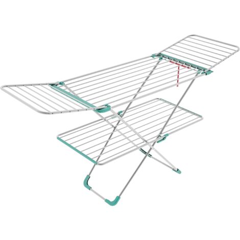 Corde à linge double en aluminium antirouille et peu encombrante COLOMBO (1/5)