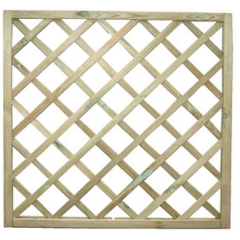 PANNELLO GRIGLIATO PINO IMPREGNATO MOD.35 CM.90X90H (1/5)