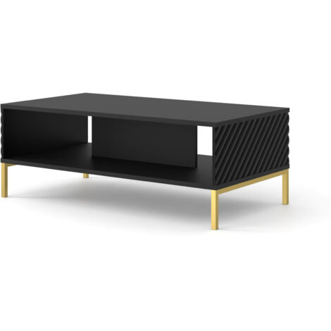 TABLE DE CAFÉ SURF NOIR MAT (1/5)