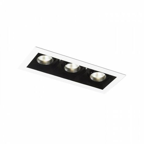 Spot encastrable BONDY III blanc 230V LED 3x7W 24° 3000K (1/5)