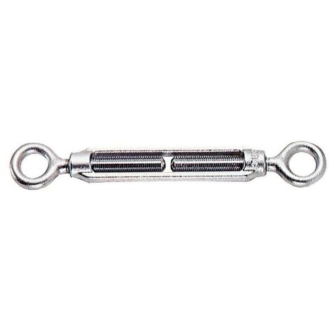 Lot De 2 Tendeurs En Acier M16 X 170 Mm - Pour Câbles, Fils, Structures Métal/bois - Zinc - 4