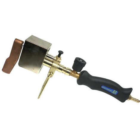 Soudeuse à gaz avec marteau en cuivre de 200 g et brûleur à robinet diamètre 15 mm - Salon (1/3)