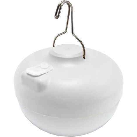 LAMPE POUR EXTÉRIEUR MOD.CERISE BLANC BATTERIE RECHARGEABLE AVEC TÉLÉCOMMANDE (1/2)
