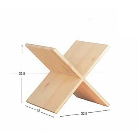 Kit croix porte-bouteilles 32,5x33x32,5h pour armoire cube - Salone