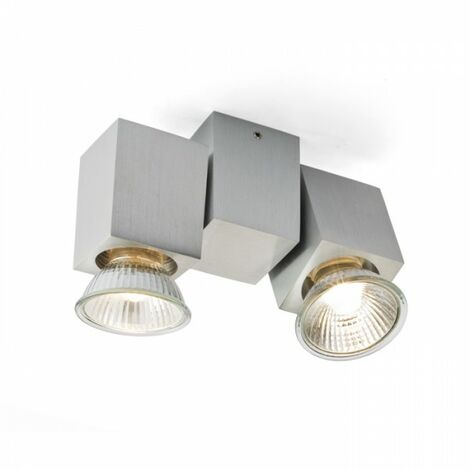 Spot inclinable aluminium MARVEL II 230V GU10 2x50W (1/5)