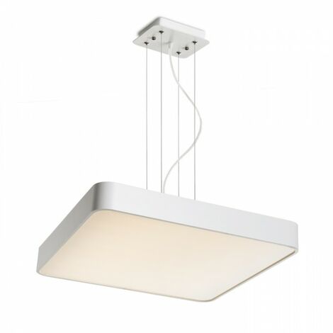 Lustre Lampe CANTINE SQ 48 suspension blanc 230V LED 56W 3000K (1/5)