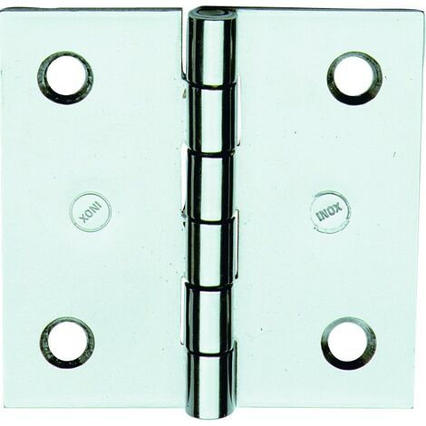 12 x CERNIERA PERNO FISSO  850 IN INOX NAUTICA 50X60 MM (1/3)