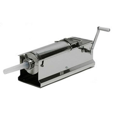 ensacheuse manuelle en acier inoxydable A 2 vitesses 8 kg pour les saucisses sous vide (1/3)