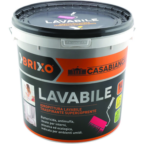 CASABIANCA QUARTZ BRIXO PEINTURE À L'EAU LAVABLE IDÉALE POUR LES INTÉRIEURS HUMIDES LT.14 (1/2)