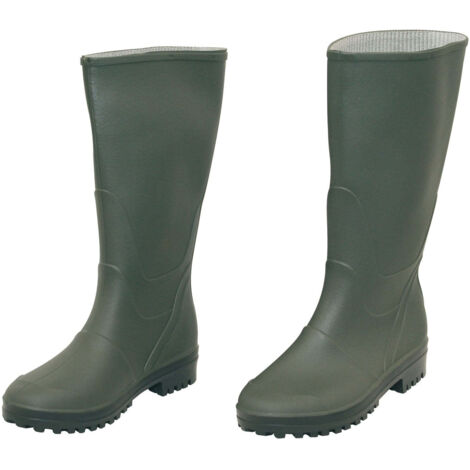 BOTTES EN PVC VERT GENOU N 46