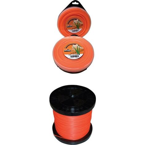 bobine de fil nylon pour dA broussailleuse section carrA e lacet 3.5x130 mm (1/3)