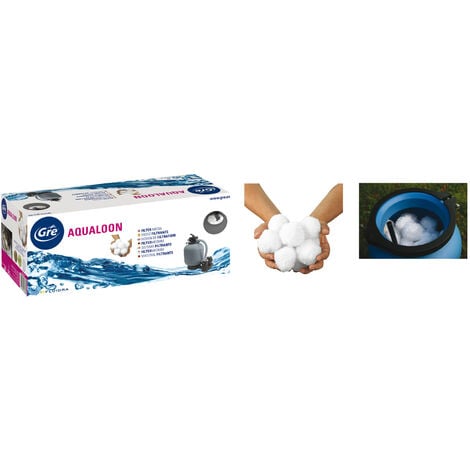 FILTRE POUR POMPE PISCINE AQUALOON GRE AQ 700 BALLES POLYETHYLENE