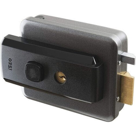 Idroweb – Serrure électrique réversible 12V – Entrée réglable 50-80mm – Multifonction avec 3 clés – Compatible portes bois et fer - 52N-52N515