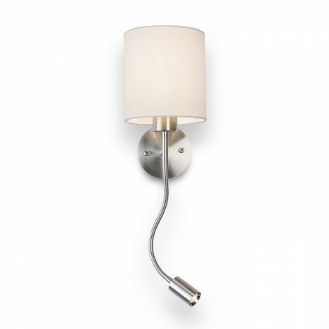 VERSA applique avec abat-jour blanc mat 230V E27 LED 42+3W 40° 3000K (1/5)